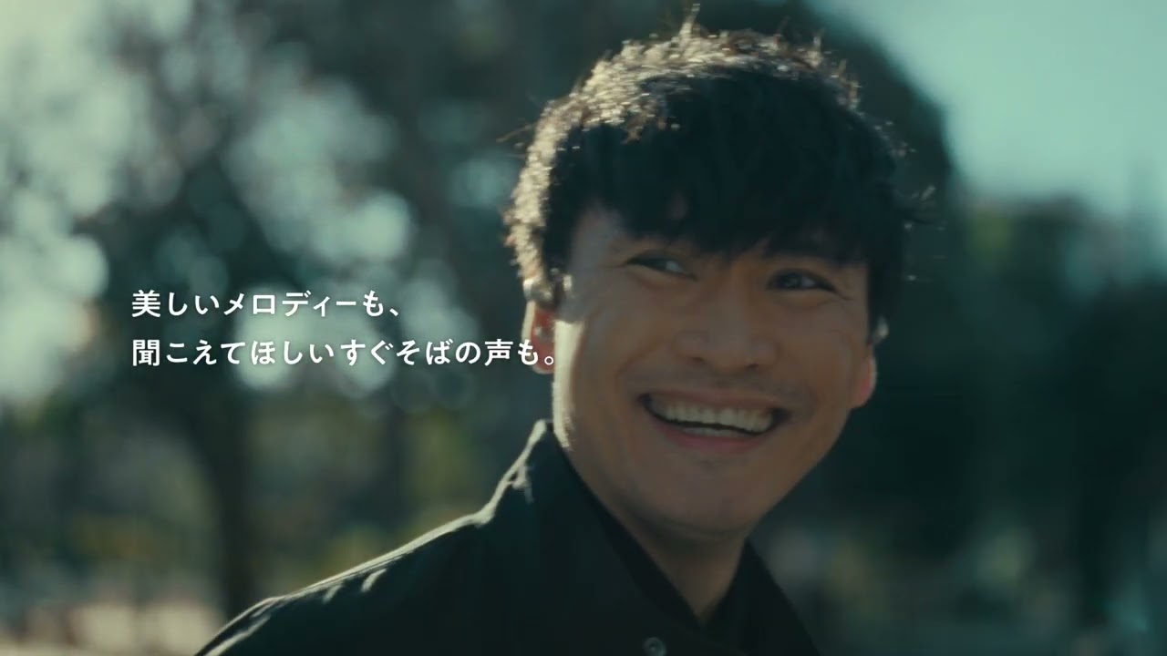 Shokz「音楽みたいに素敵な音」篇